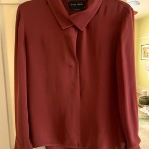 Babaton Silk Blouse Size M